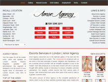 Tablet Screenshot of amoragency.com